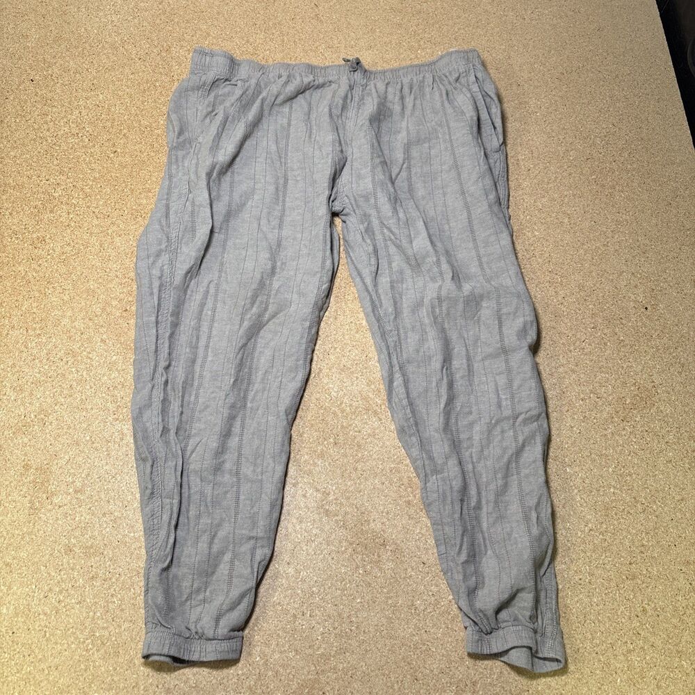 Patagonia Island Hemp Beach Pants Women's XL Tapered Diamonds Joggers D2